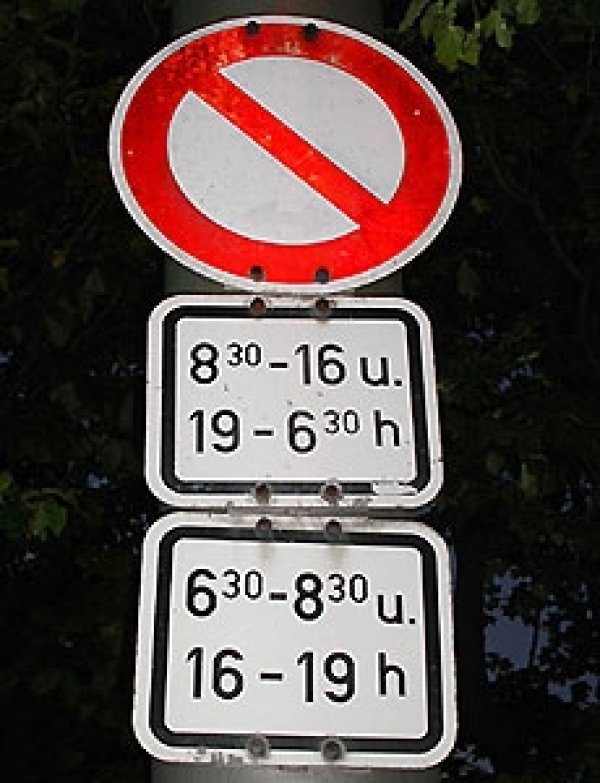 Място 8: Германия, тук всъщност паркирането е забранено през цялото време