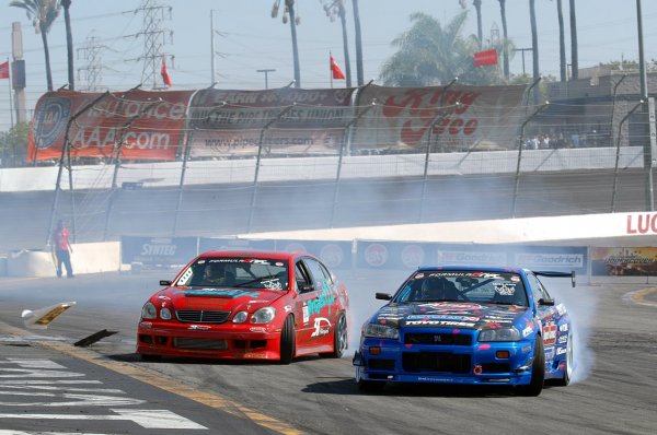 Formula Drift 2008. Писта Irwindale, САЩ Калифорния