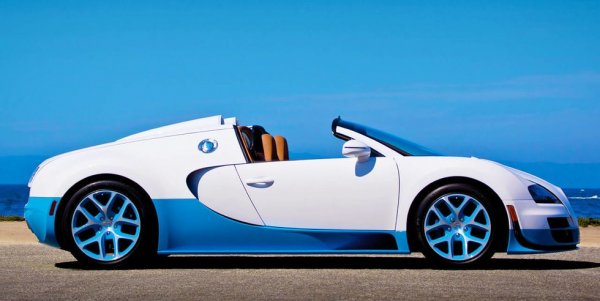 Тук се налага да се върнем в миналото, защото Bugatti все още не предлага кабрио версия на текущия си модел Chiron. Но няма съмнение, че предшественикът му Veyron в тази си версия все още заслужава внимание - в края на краищата това бе най-бързият кабриолет в света. 
