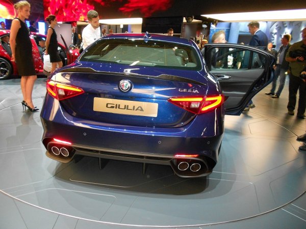 Alfa Romeo Giulia Quadrifoglio на салон Франкфурт 2015