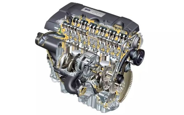 Шестцилиндровият, редови бензинов турбомотор B6304T с обем 3,0 литра има ресурс от около 300 000 км. Задвижването използва верига с експлоатационен живот над 250 000 км. Има проблеми с масления сепаратор. Често има течове на масло под вакуумната помпа или капака на веригата за синхронизация.