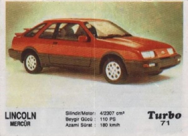 Пълна серия от 100 картинки "Turbo".