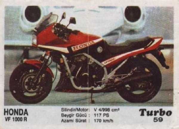 Пълна серия от 100 картинки "Turbo".