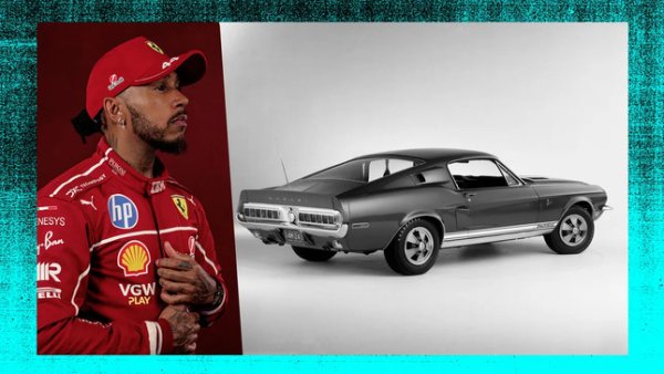 Част от обширната колекция от автомобили на Люис Хамилтън беше и Ford Mustang Shelby GT500 от 1967 г., който е от първото поколение на емблематичния на марката. Като нов, автомобилът имаше 7,0-литров V8 двигател. Първото поколение на Mustang беше изключително популярно за Ford. Компанията очакваше да продаде около 100 000 броя през първата година, но в крайна сметка продава над 400 000.
