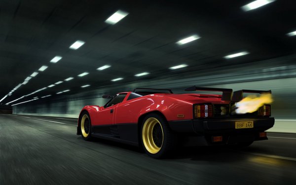 Pagani Zonda от 80-те години на миналия век. Снимките са дело на независим дизайнер от Турция