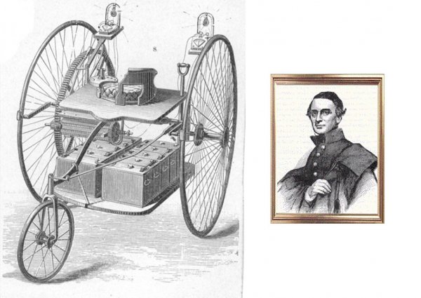 От днешна гледна точка изглежда твърде примитично, но през 30-те години на XIX век тази машина е последен писък на технологиите. Шотландският изобретател Робърт Андерсън създава първия електромобил - при това напълно работещ, и даже с електрически "фарове". Дребният недостатък е, че батериите, които го задвижват, не могат да се презареждат. 
