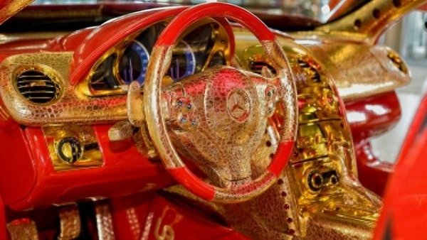 Mercedes-Benz SLR McLaren Red Gold Dream 