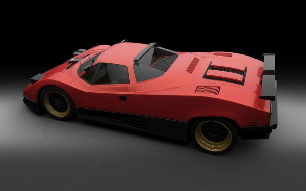 Pagani Zonda от 80-те години на миналия век. Снимките са дело на независим дизайнер от Турция