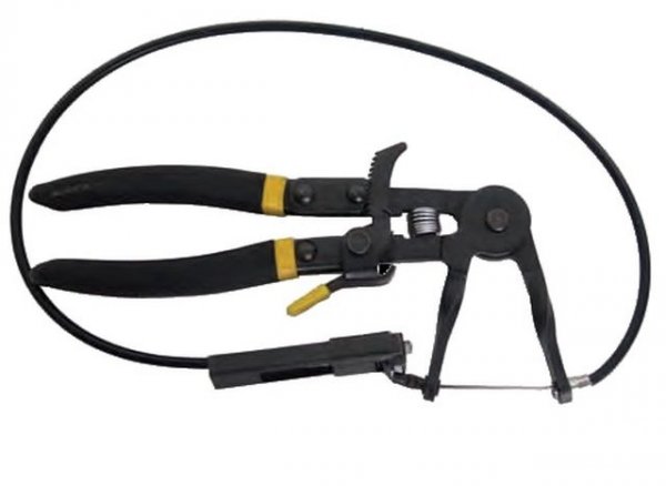 Това е сравнително ново изобретение на компаниите, занимаващи се с производството на инструменти. Води се специализиран инструмент, но не е особено скъп и може да влезе в употреба в много модели автомобили. Тези клещи са предвидени за отварянето и затварянето на специфични скоби, които много производители използват при водните си съединения. За да не се налага да купувате нови скоби и да не рискувате да си прищипете пръста, купете си такива клещи. Осигуряват достъп до нечувано тесни пространства и без тях свалянето на радиатор или подмяната на термостата ще са много по-трудни.
