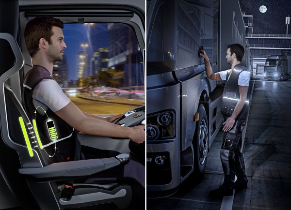 Интелигентни жилетки за професионалните шофьори могат да осигурят не само допълнително удобство и ефективно отопление, но и да ви предпазят в тъмното