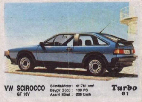 Пълна серия от 100 картинки "Turbo".
