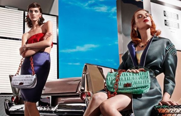 Колекцията пролет-лято 2012 на Prada е вдъхновена от автомобилите 