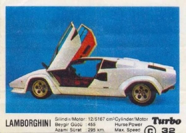 Пълна серия от 100 картинки "Turbo".