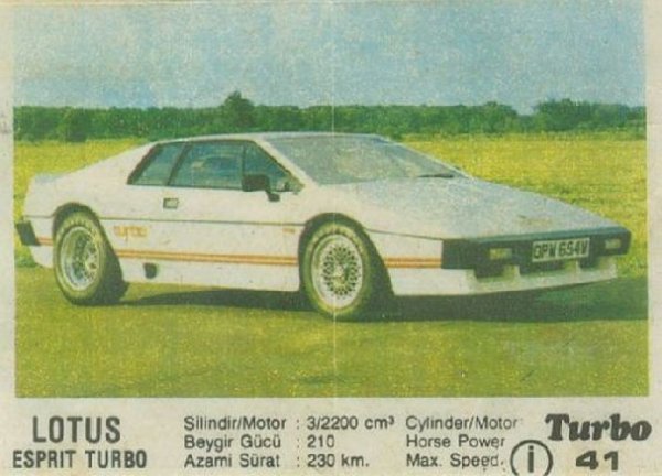 Пълна серия от 100 картинки "Turbo".