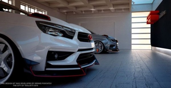 Тунинг за Lada Vesta от руското ателие Verge Kit