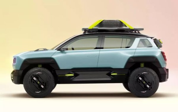 Наскоро френската компания обнови своята електрическа ретро кросоувър концепция 4Ever Trophy.