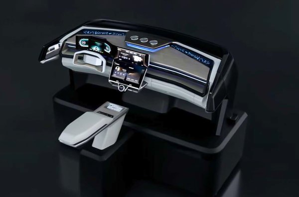 &bdquo;Оптимизацията&ldquo; е поверена на  подвижна &bdquo;шайба&ldquo; с часовник и акустика с три въртящи се високоговорителя, а истинското дърво на предния панел е предназначено да създава уют. 