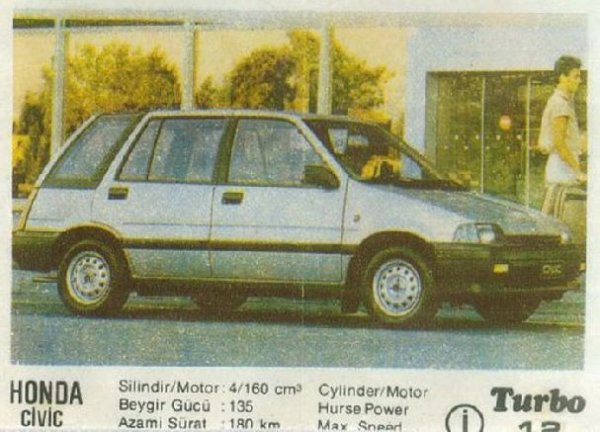 Пълна серия от 100 картинки "Turbo".