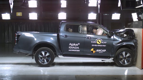 Единственият пикап, подложен на тест в този кръг, беше Isuzu D-Maxd (двойна кабина), който взе 86% за защита на възрастни пътници, 86% за деца, 69% за уязвими участници в движението и 83% за помощни средства за безопасност. 