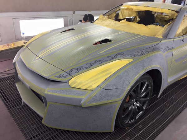 Оптична доработка на Nissan GT-R от японското ателие Kuhl Racing