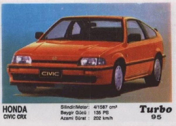 Пълна серия от 100 картинки "Turbo".