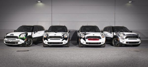 Четири Mini Countryman изрисувани в стила KISS. Създадени са с благотворителна цел за децата на Япония, пострадали от земетресението и последвалото опустошително цунами.
