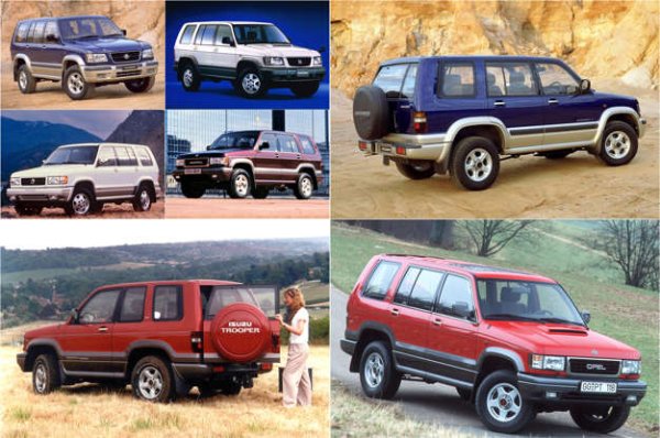 Нито за първи, нито за последен път в тази история, плодотворният характер на този голям SUV отразява имперския мащаб на GM в неговата пищност. Концернът купи голяма част от японския Isuzu през 1972 г. Второто поколение Trooper беше по-луксозно от първото и запълни различни празнини в глобалната SUV гама на GM. Моделът се продаваше като Chevrolet Trooper (САЩ и Канада), Opel Monterey (континентална Европа), Vauxhall Monterey (Великобритания), Holden Jackaroo и Monterey и HSV Jackaroo (Австралия). 

Други компании също закупуват модела, за да запълнят някои от пропуските в гамата си. Honda го продава като Acura SLX в САЩ и Honda Horizon в Япония, докато в Китай той се предлага като Sanjiu 3-Nine Isuzu Trooper.