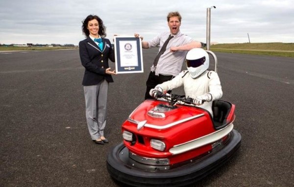 Та се намира във Великобритания. Създадена от местния изобретател Колин Фърз, миниатюрното возило успява да ускори до 161,476 км/ч. Това се случва на 23 март 2017 от тестпилота Стиг от тв шоуто "Топ Гиър" на летище "Бентуотърс" в графство Съфолк.
