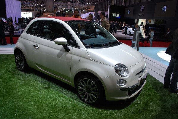 Женева 2009 / Fiat 500C 