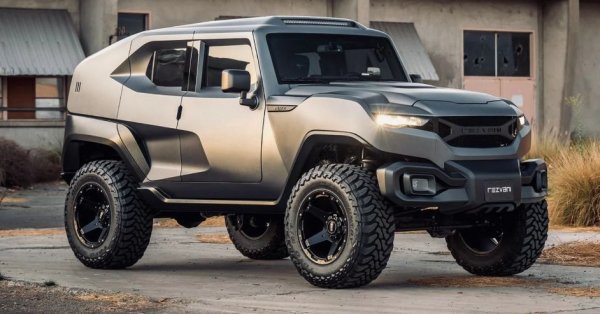 Тази американска компания се занимаваше с маломащабно производство на суперавтомобили, но реши да експериментира с всъдеход. Rezvani TANK е голям SUV с рамна конструкция, готов за най-безумни условия на работа. Например, срещу допълнително заплащане може да поръчате бронирано тяло и, ако е необходимо, брониран резервоар. Под капака е 6.4-литров V8 двигател с мощност 500 к.с. Автомобилът може да се купи само с предварителна заявка. Базовата цена е 178,000 долара.