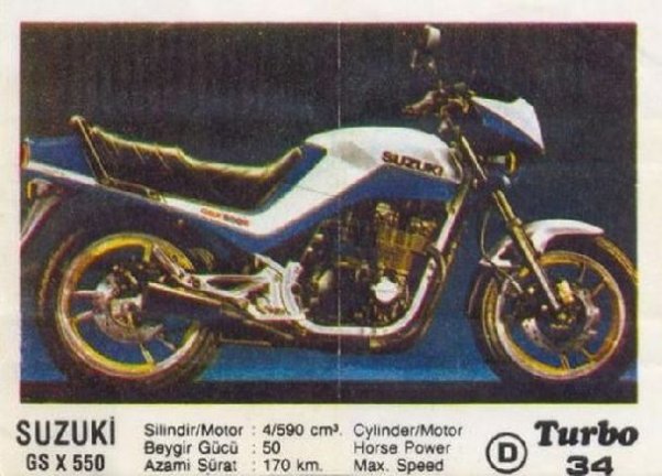 Пълна серия от 100 картинки "Turbo".