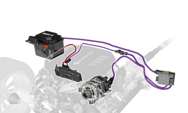 Всички 4- и 6-цилиндрови двигатели на Серия 5 вече получават "мека" хибридна система с 48-волтов стартер-генератор. Тя намалява натоварването и разхода на двигателя с вътрешно горене, понижава емисиите и осигурява повече мощност (11 конски сили при ускорение). Рекуперираната при спиране енергия се оползотворява много по-ефективно. 
