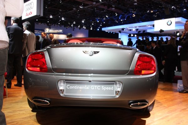 Bentley Continental GTC Speed / Детройт 2009