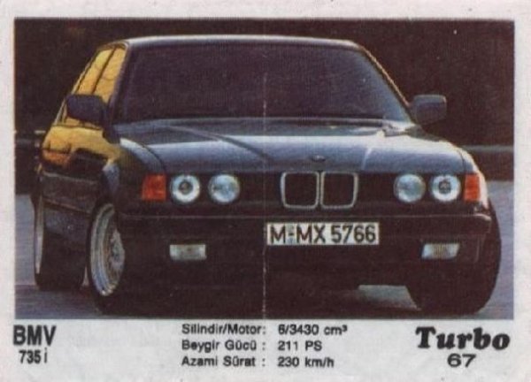 Пълна серия от 100 картинки "Turbo".