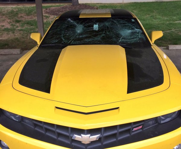 Това Camaro със сигурност може да се бори за титлата &bdquo;Автомобил, станал жертва на най-много престъпления&ldquo;. От 2017 година досега той е атакуван 36 пъти по най-различни начини, което показва, че собственикът му явно е ядосал много някого.