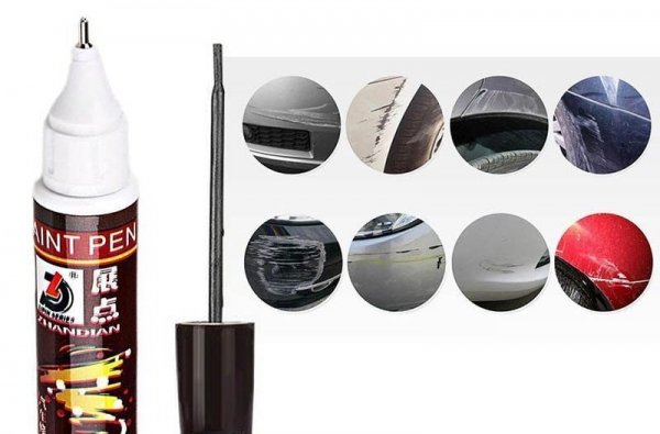 Предлага се в няколко от най-популярните цветове каросерии: черен, бял, червен, сив и няколко негови отенъка. С този универсален и лесен за използване молив може бързо и лесно да прикриете дори доста дълбока драскотина. Цена - 1 евро.