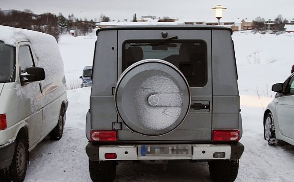 Шпионски снимки Mercedes G55AMG / G65AMG