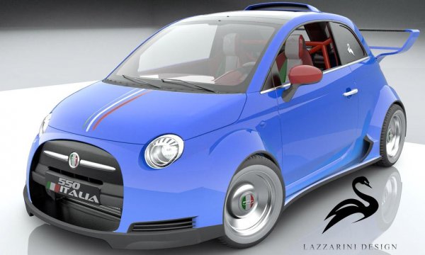 Lazzarini Design 550 Italia - Fiat 500 с двигател Ferrari