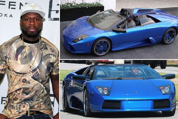 Къртис Джексън III и известен не само с музиката си, но и с не особено успешните си бизнес-начинания. Преди години обяви фалит, като загуби около 150 млн. долара. След това обаче изкара нови 30 млн., като част от тях инвестира в скъпи и луксозни коли. Сред тях са Ferrari 430, Range Rover, Pontiac G8, Bentley Continental, Rolls Royce Phantom и др. Най-забележително обаче е това синьо Lamborghini Murcielago, струващо 2 млн. долара.
