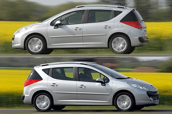 Страничния дизайн на задницата е изцяло нов в стила на 407 и 4007