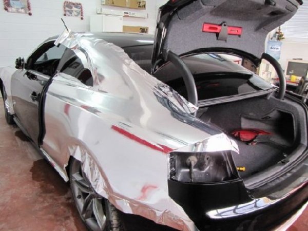 Audi S5 от българската Miro-Folio (оптична доработка с фолио с хром ефект)