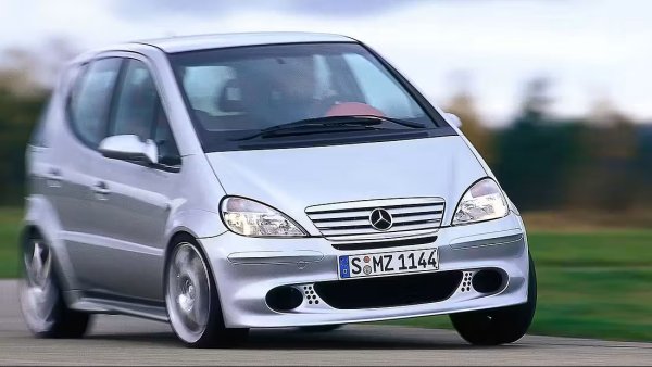 Много интересен автомобил е и Mercedes A 38 AMG (A 190 Twin) от 1998 година Това е A-класа, определено задвижвана от стероиди, с два 1,9-литрови двигателя, монтирани отпред и отзад, произвеждащи 250 конски сили и развивайки максимална скорост от 230 км/ч. В крайна сметка са построени само четири бройки, два от които са управлявани от Мика Хакинен и Дейвид Култард, пилоти на Mercedes във Формула 1 по това време.
