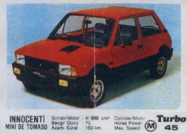 Пълна серия от 100 картинки "Turbo".