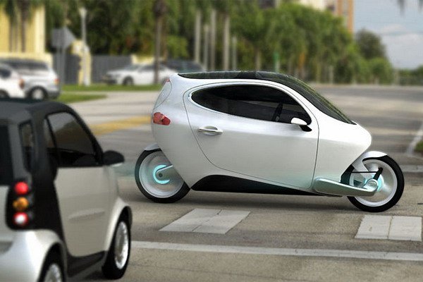 Lit Motors C1 - двуместен електромобил, който пази равновесие с помощта на жироскоп  