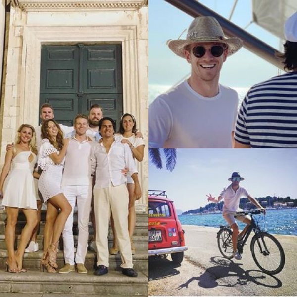 Нико Хюлкенберг почива в Хърватия с приятели.