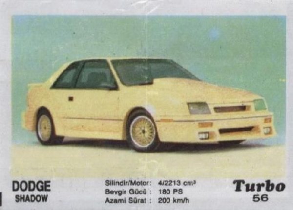 Пълна серия от 100 картинки "Turbo".