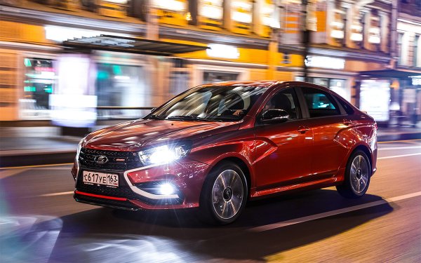 През лятото на 2018 година Lada представи новия си флагман, който е и най­-скъпият модел на марката - Lada Vesta Sport. Впечатление при него прави предната броня, в чийто дизайн Матин вгражда спойлер, увеличаващ притискателната сила. Фирмената X-графика на предната част претърпява леки промени, като получава матови елементи във вид на бумеранг. А пътният просвет е намален до 162 мм.