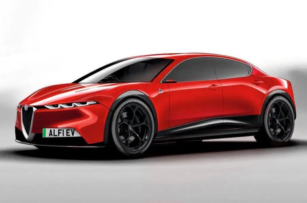 Alfa ще пусне конкурент на BMW 5 Series около 2027-ма, предимно за пазарите в Китай и Северна Америка. Той ще се базира на новата STLA Large платформа на Stellantis, която позволява дължини на каросерията между 4,76 м (приблизително колкото Mercedes-Benz C-Class) и 5,13 м (старият Jaguar XJ) и просвет от 140 до 287 мм. Моделът ще може също така да предложи огромна производителност, с ускорение от 0 до 100 км/ч за 2 секунди и пробег до 805 км.

