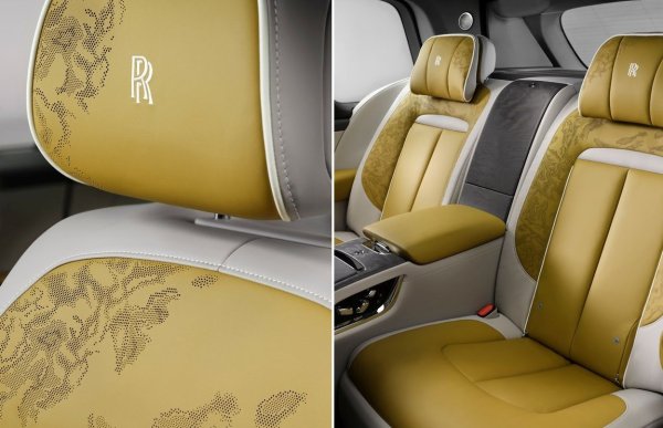 В обновения SUV дебютира още едно интериорно решение: насложена перфорация на кожените детайли. Тя на практика превръща кожените седалки в платна за рисуване. За дебюта на Series II дизайнерите на марката са създали шарка, която напомня облаците над завода в Гудууд (макар, естествено, клиентите да са свободни да я заменят с всякаква друга). Eлегантният рисунък по седалките е оформен чрез 107,000 перфорации с различна дълбочина (от 0.8 до 1.2 мм). 
