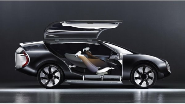 Renault Ondelios Concept притежава изключително аеродинамично купе, като коефициента на съпротивление е само 0.29